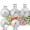 Disque standard df3 - epaiss. 3mm - (couteau droit) - pour trancher, émincer: carottes, concombres, radis, champignons...