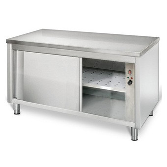 TABLE DE TRAVAIL INOX CHAUFFANTE